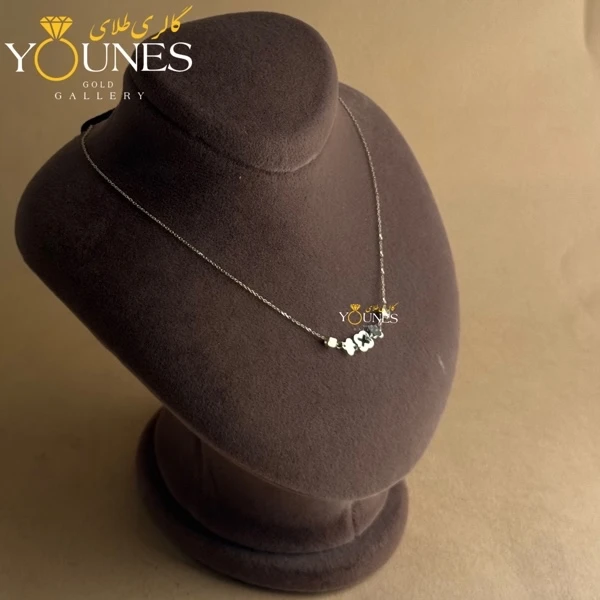 گردنبند طلا ونکلیفی و مکعب